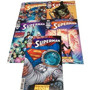 DC Universe Superman‎ Comics issues #39,40,41,43 & 44